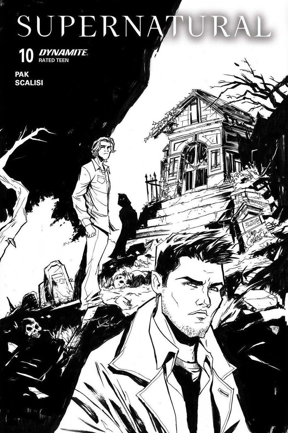 Supernatural #10 - David Cousens - Line Art (1:10)