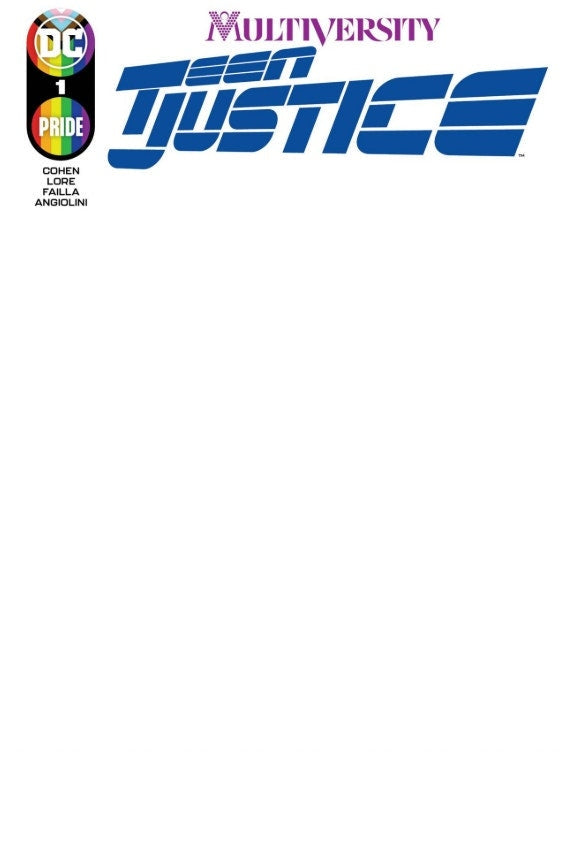 Multiversity: Teen Justice #1 Blank