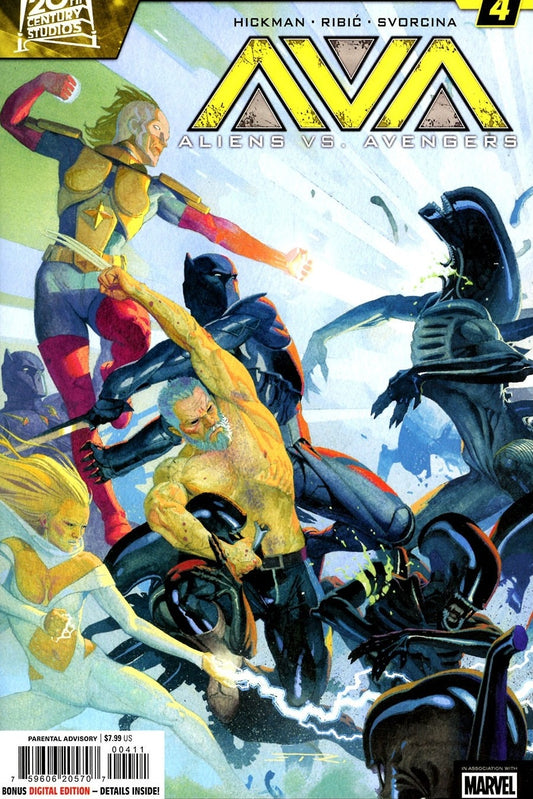 Aliens vs. Avengers #4 Esad Ribic