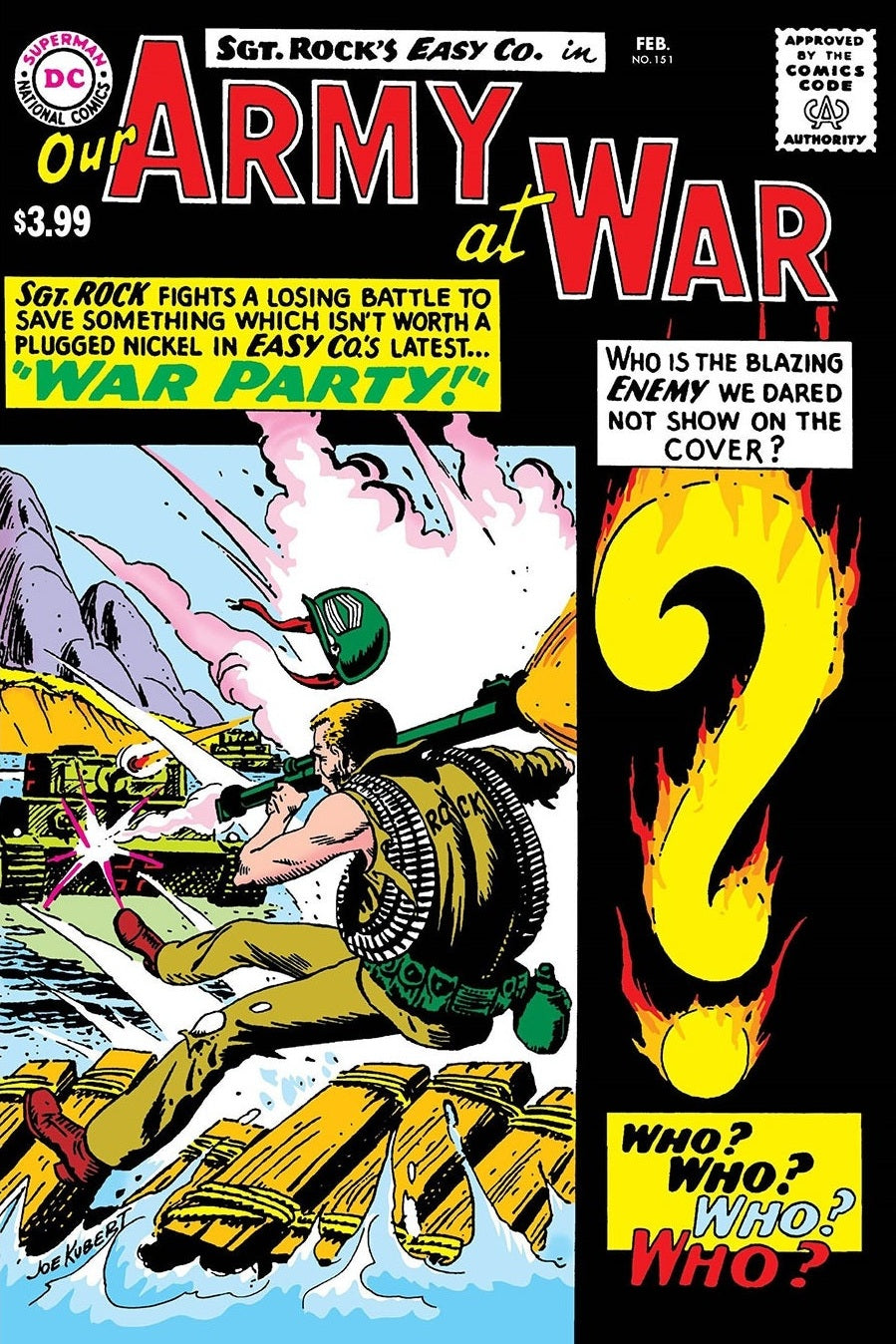 Our Army at War #151 Joe Kubert - 2025 Facsimile