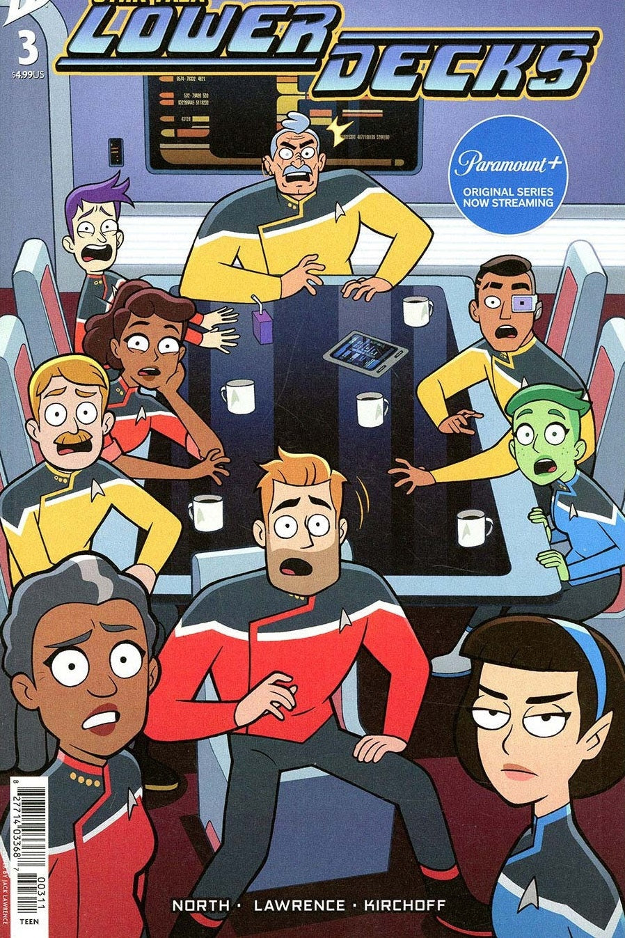 Star Trek: Lower Decks #3 Jack Lawrence - Cover A