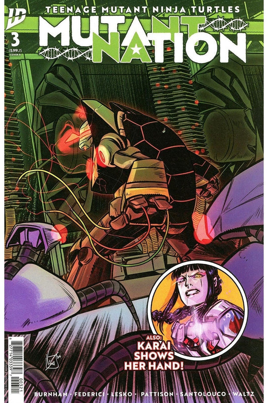 Teenage Mutant Ninja Turtles: Mutant Nation #3 Vincenzo Federici - Cover B