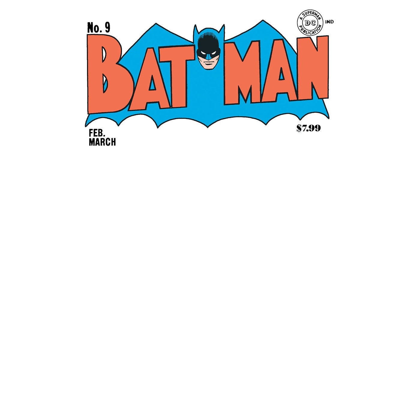 Batman #9 2025 Facsimile - Blank