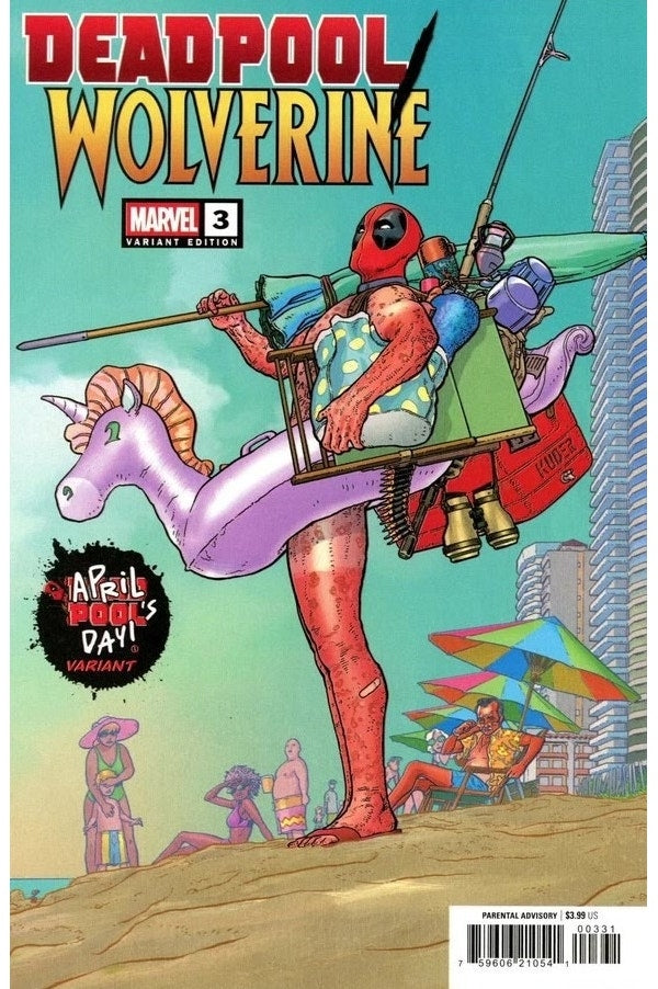 Deadpool / Wolverine #3 Aaron Kuder - April Pool's Day