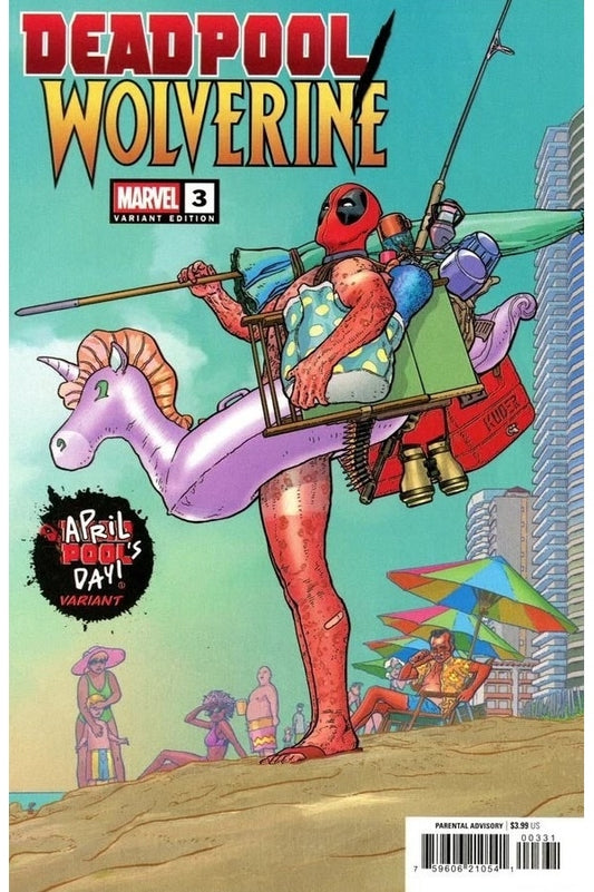 Deadpool / Wolverine #3 Aaron Kuder - April Pool's Day