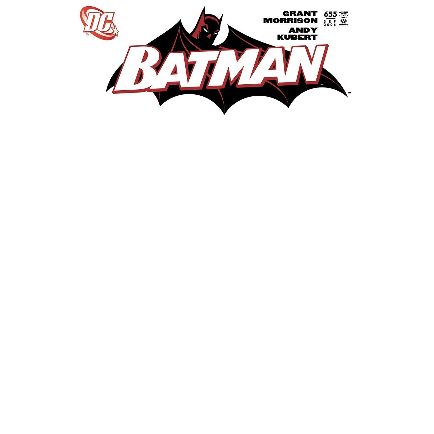 Batman #655 2025 Facsimile - Blank