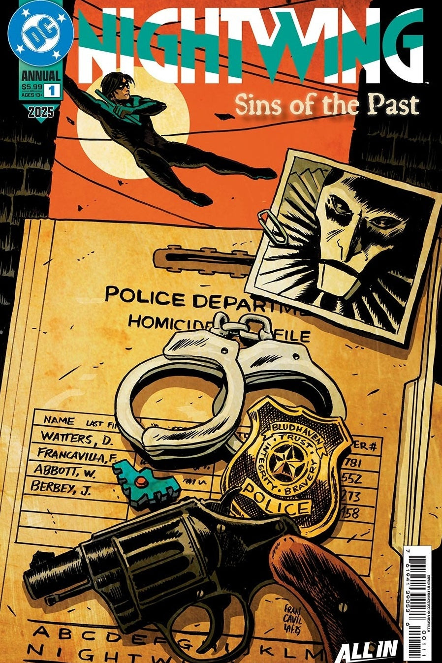 Nightwing 2025 Annual #1 Francesco Francavilla