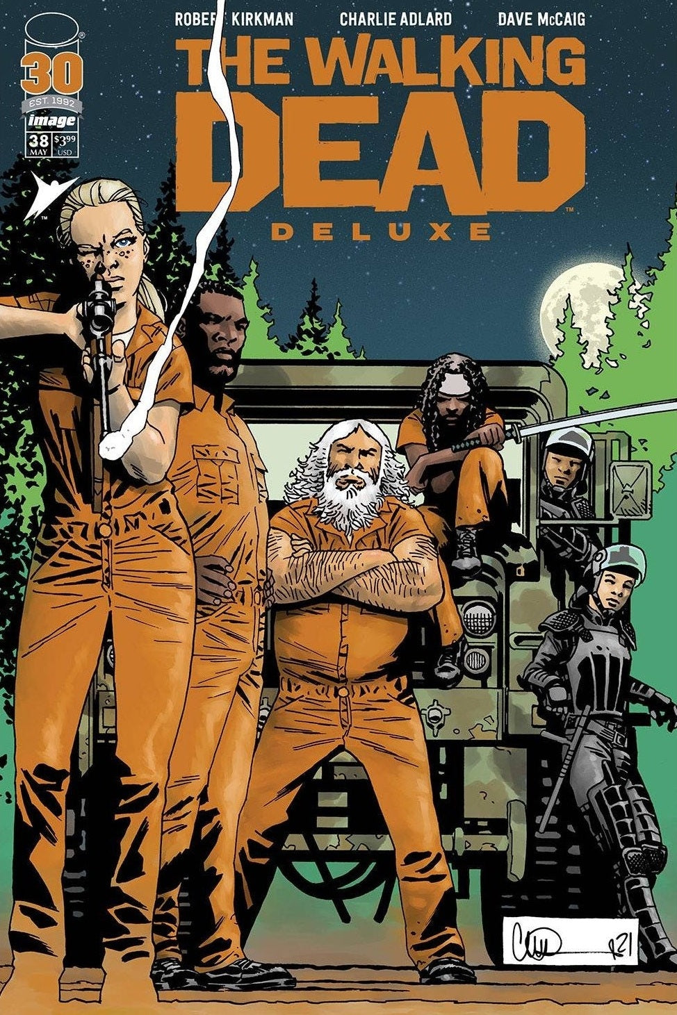 Walking Dead Deluxe, The #38 CVR D ADLARD