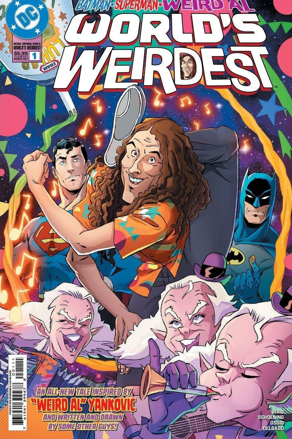 Batman / Superman / Weird Al: World's Weirdest #1 - Dan Schoening - Regular