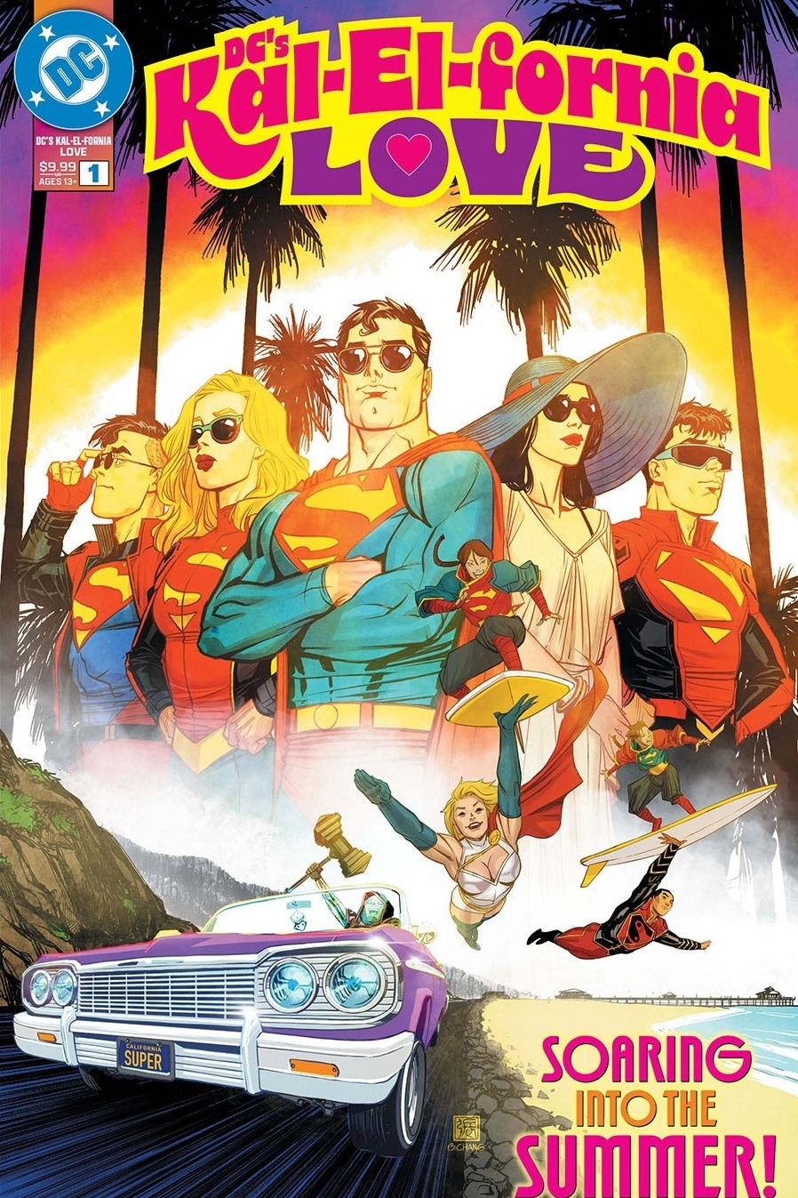 DC's Kal-El-Fornia Love #1 Bernard Chang
