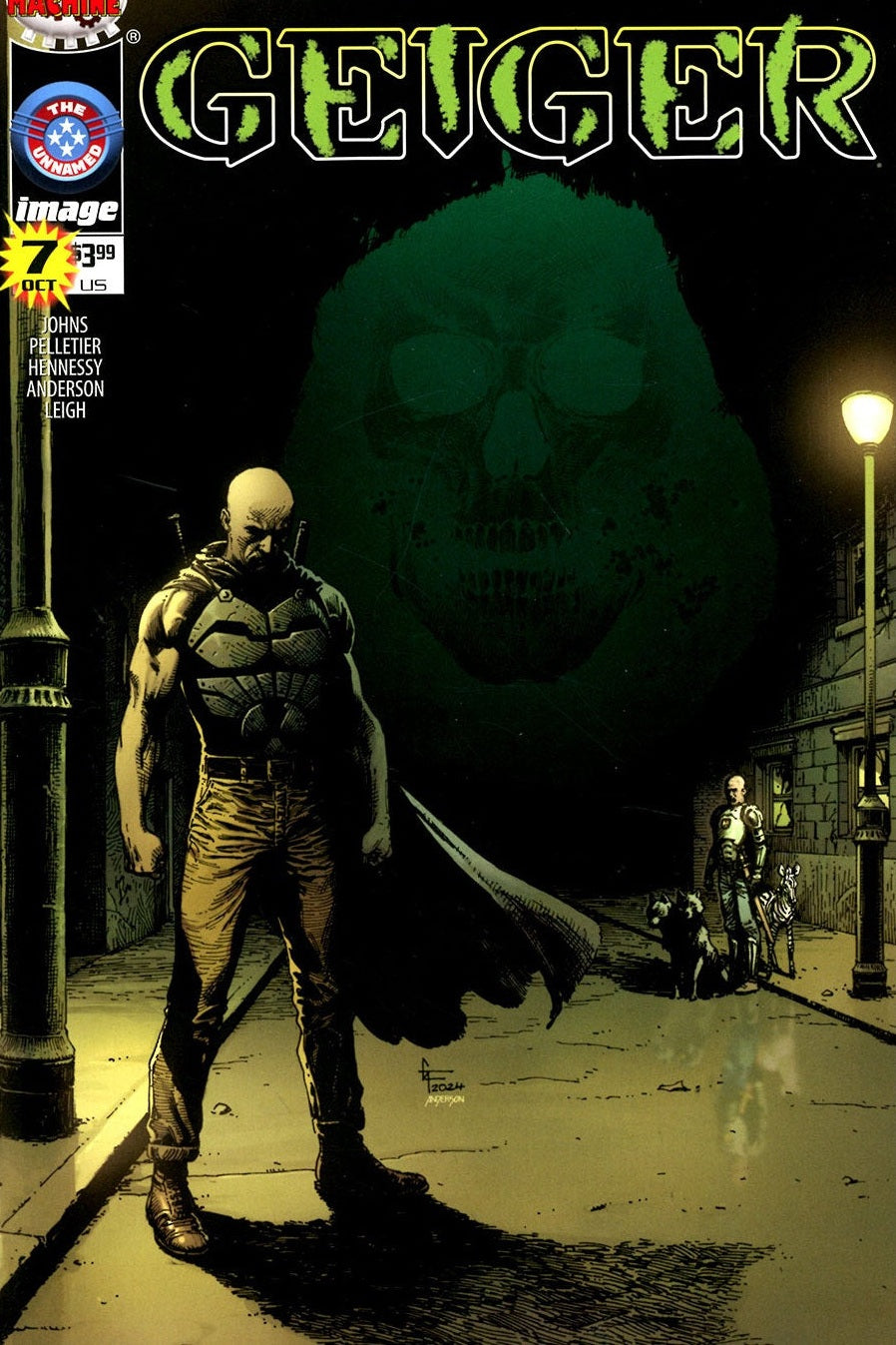 Geiger #7 Gary Frank - Midnight Nation Homage - Surprise