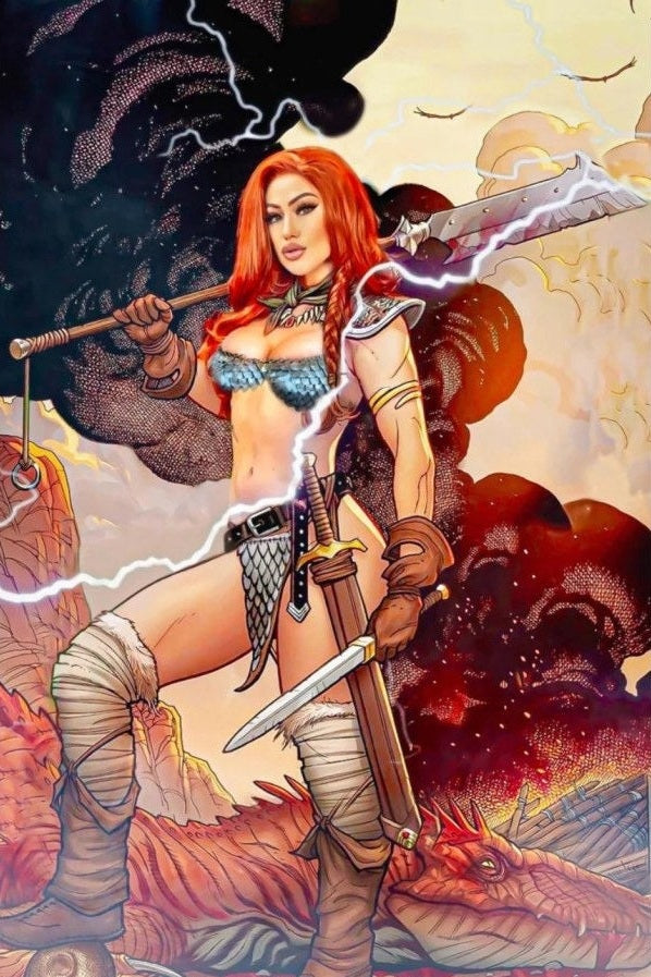 Red Sonja #7 Frank Cho & Rachel Hollon - 2024 MegaCon - Limited 500)