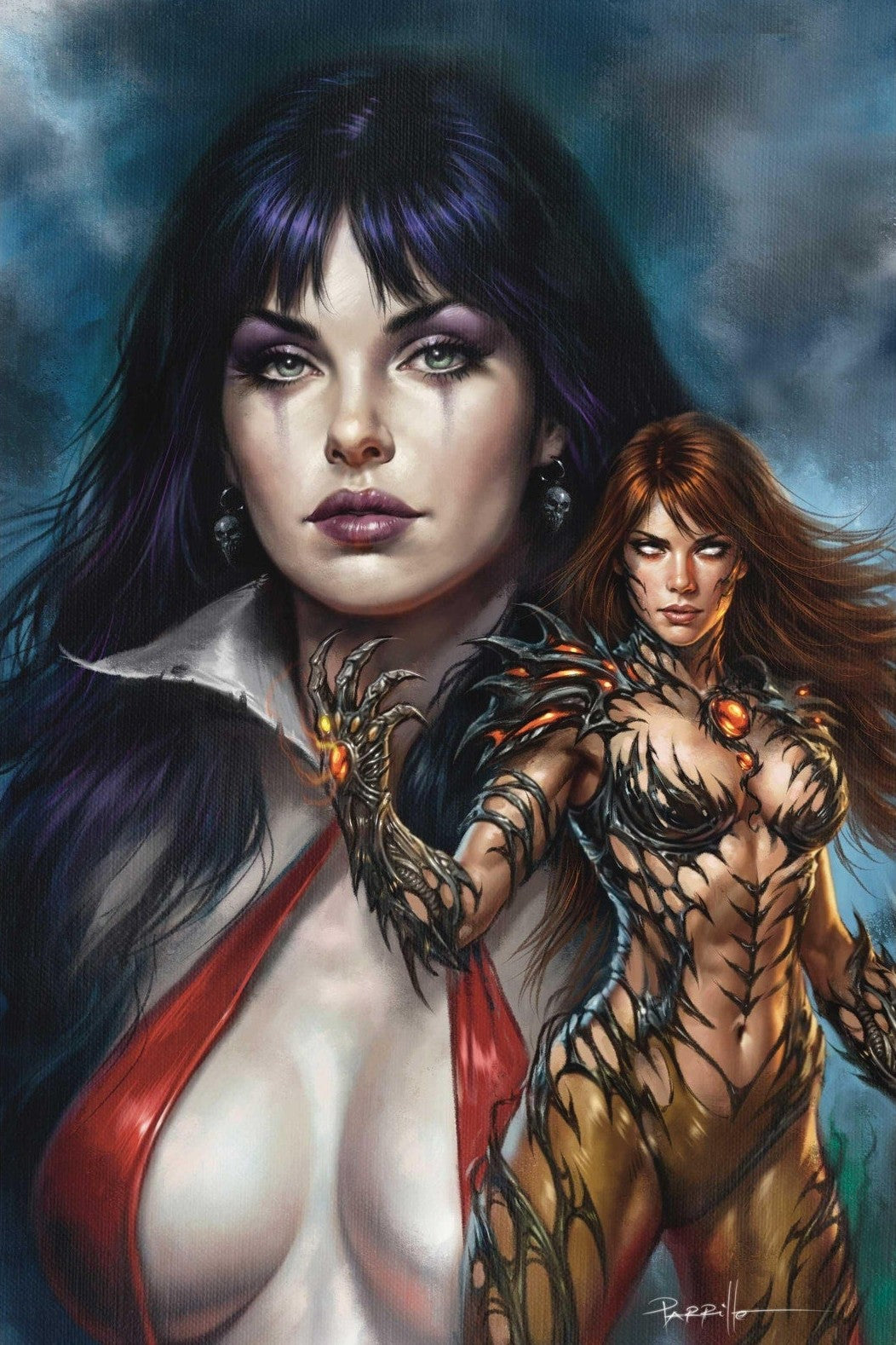 Vampirella x Witchblade Special #1 Lucio Parrillo Virgin 1:25 Pre-Sale (9/30/26)