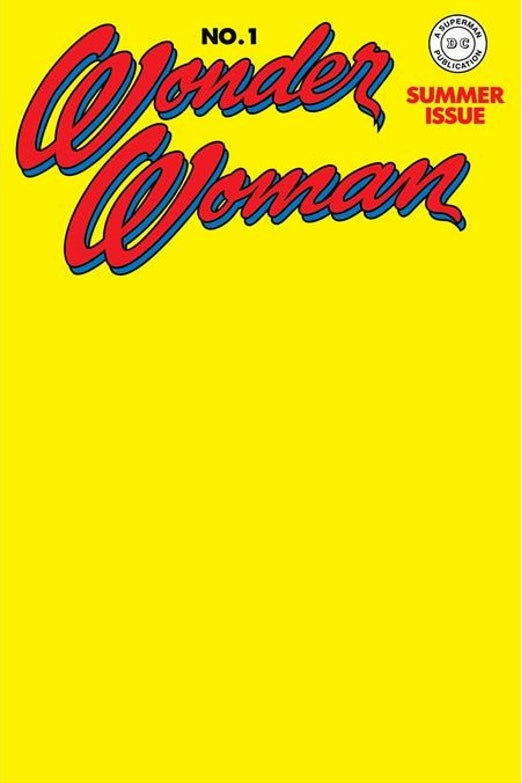 Wonder Woman #1 2023 Facsimile - Blank