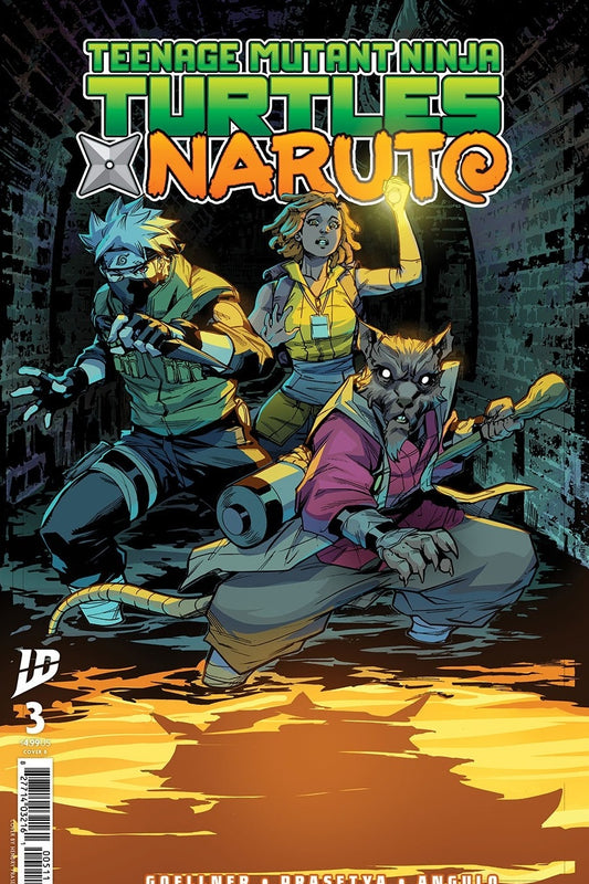 Teenage Mutant Ninja Turtles x Naruto #3 Hendry Prasetya - Cover B