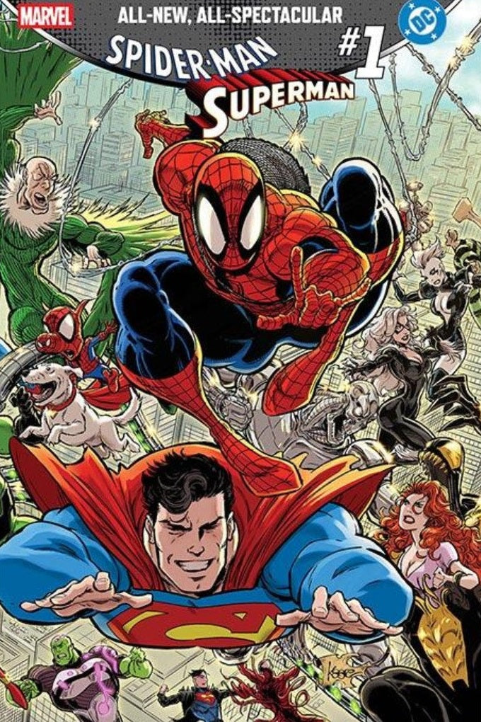 Marvel/DC: Spider-Man/Superman #1 - Kaare Andrews - Wraparound