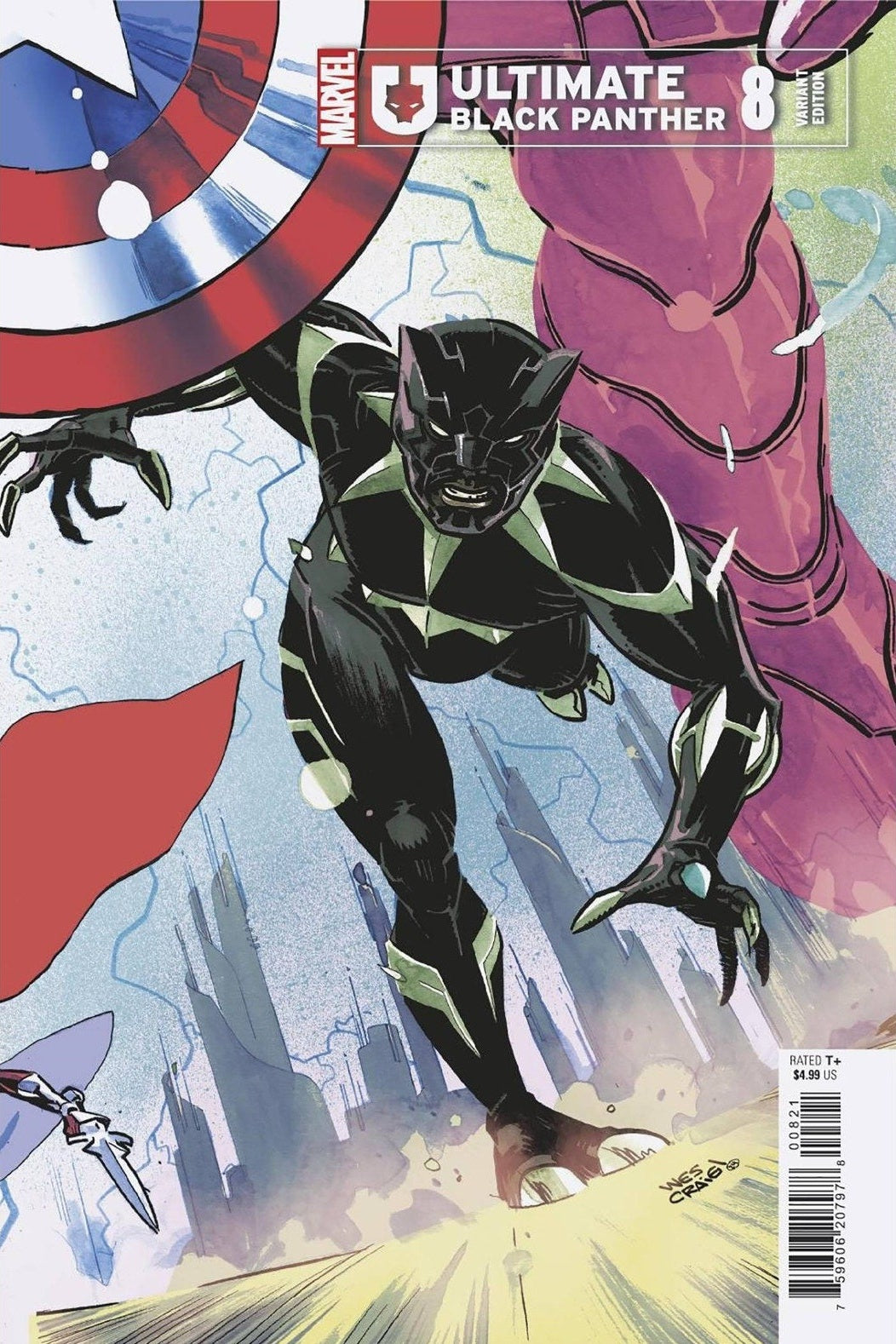 Ultimate Black Panther #8 Wes Craig - Connecting