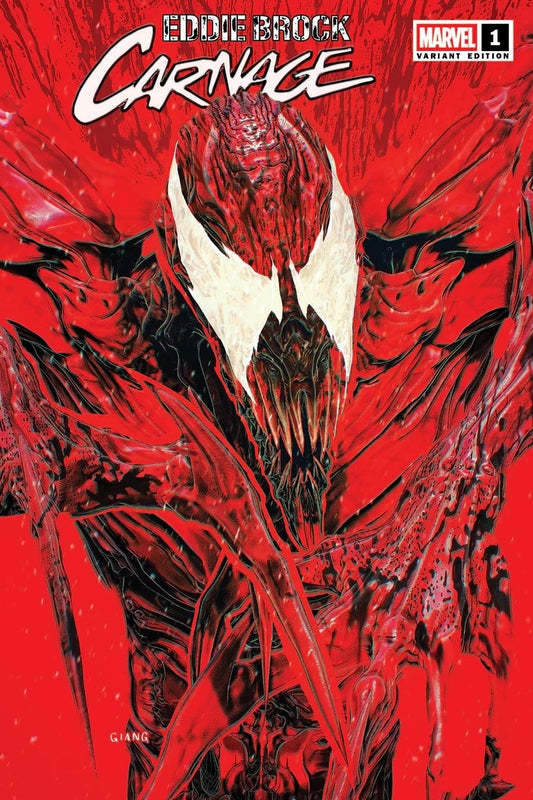 Eddie Brock: Carnage #1 John Giang -2025 MegaCon - Negative Bleed (Limited 3000)