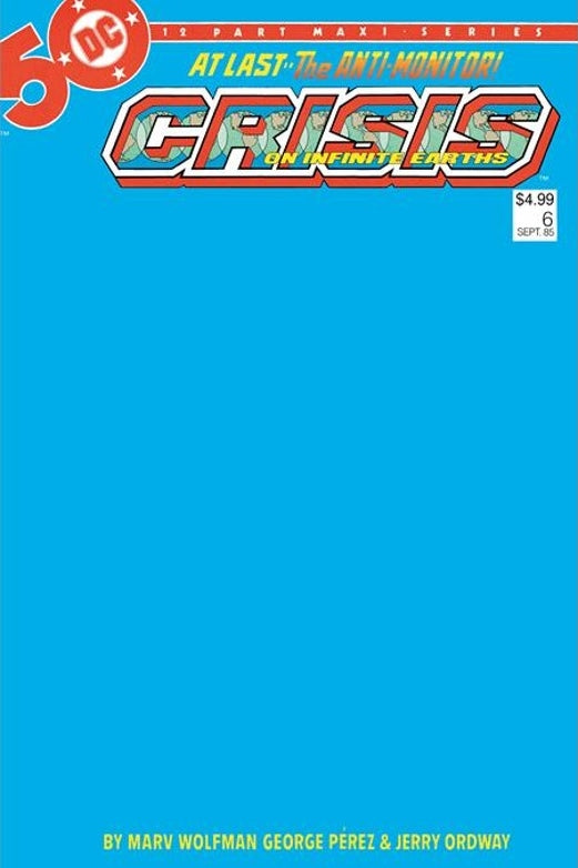 Crisis on Infinite Earths #6 2024 Facsimile - Blank