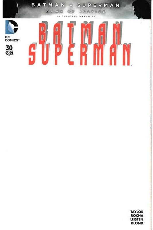 Batman / Superman #30 Blank