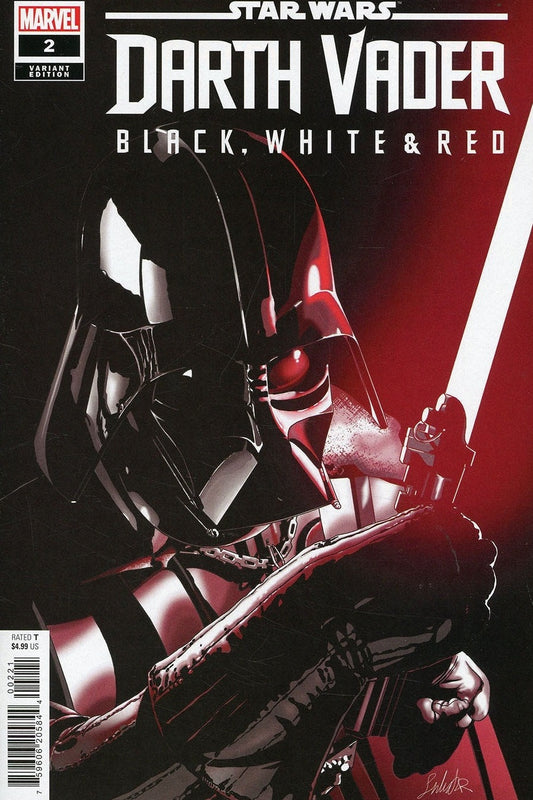 Star Wars Darth Vader Black White And Red #2 Salvador Larroca