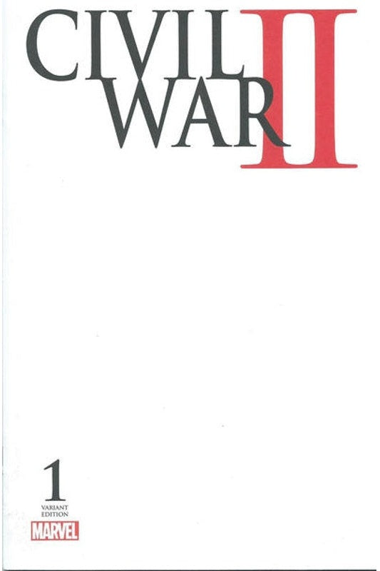 Civil War II #1 Blank