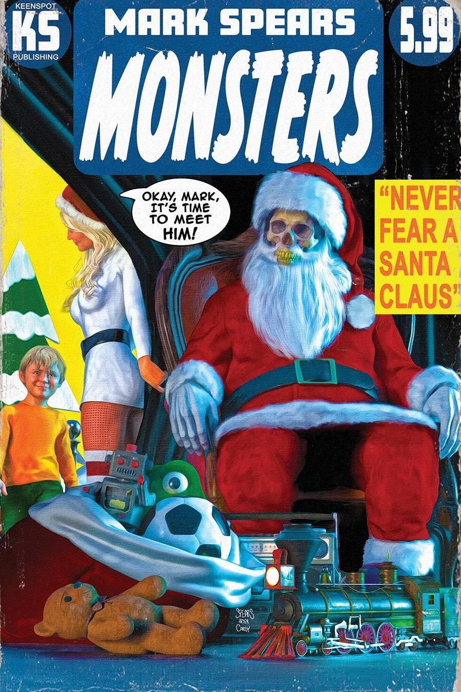 Mark Spears Monsters #4 Mark Spears - 2nd Print - Witching Hour #28 Homage