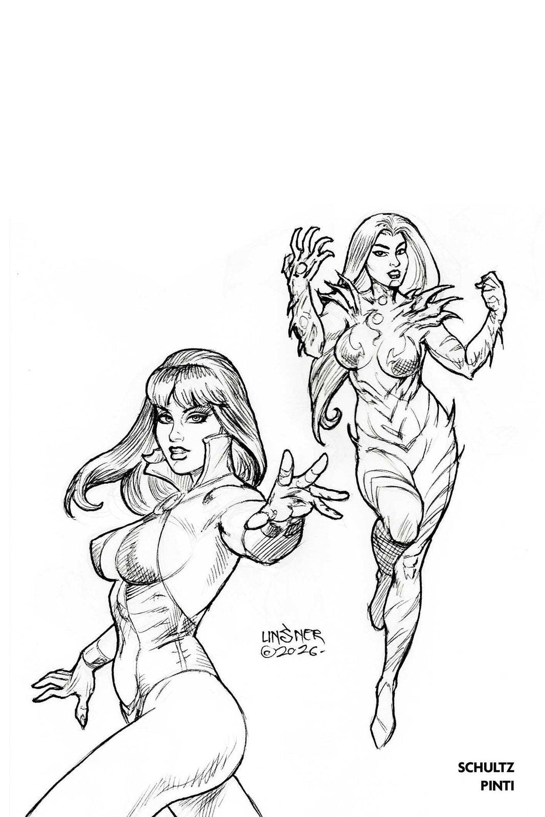 Vampirella x Witchblade Special #1 - Linsner Virgin 1:20 - Pre-Sale (9/30/26)