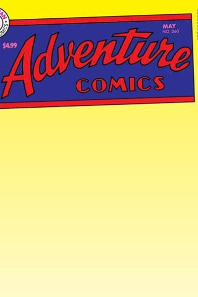 Adventure Comics #260 2023 Facsimile - Blank