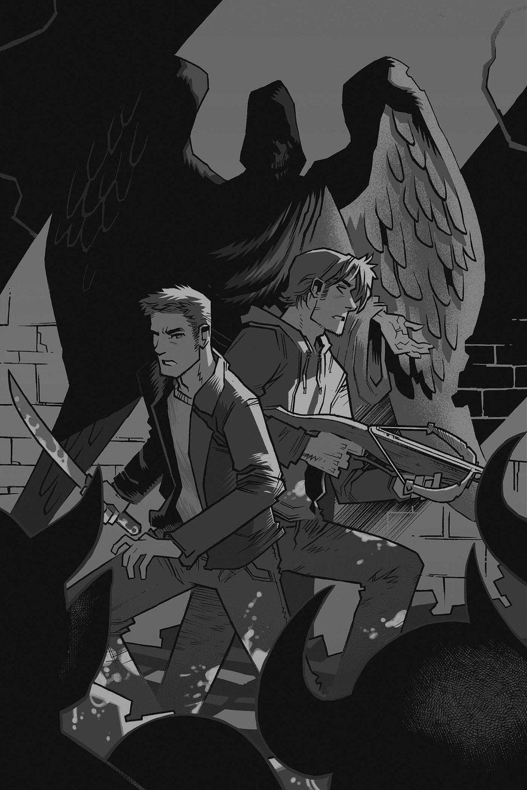 Supernatural #10 - John Amor - Line Art Virgin (1:5)