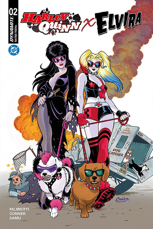 Harley Quinn X Elvira #2 Amanda Conner - Regular - Dogs