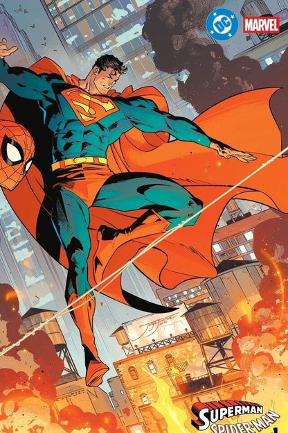DC/Marvel: Superman/Spider-Man #1 - Jorge Jimenez - Wraparound