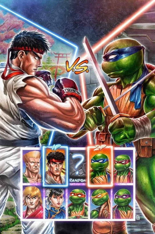 Teenage Mutant Ninja Turtles Vs. Street Fighter #4 Peejay Catacutan
