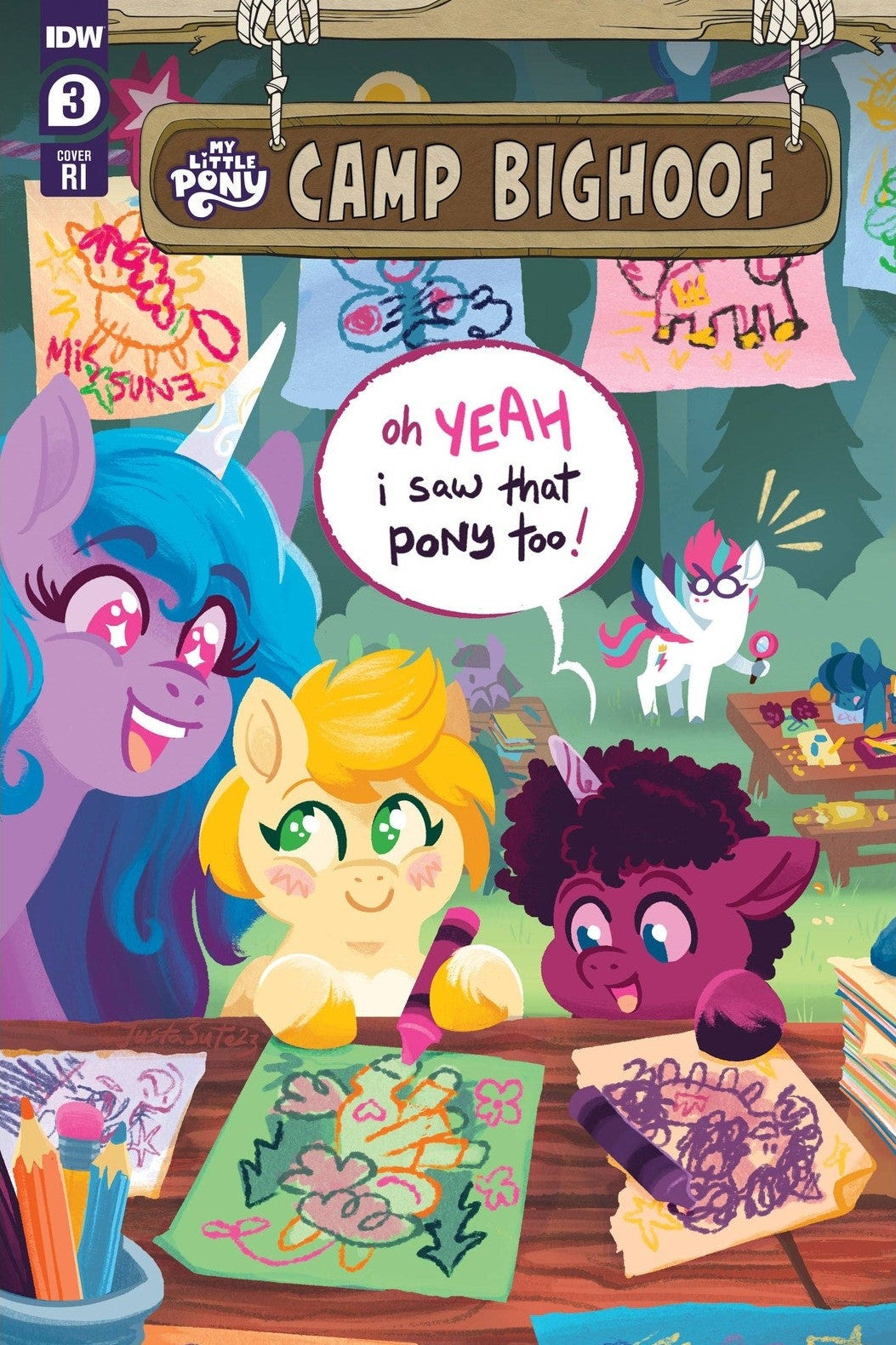 My Little Pony: Camp Bighoof #3 Justasuta - Cover RI (1:25)
