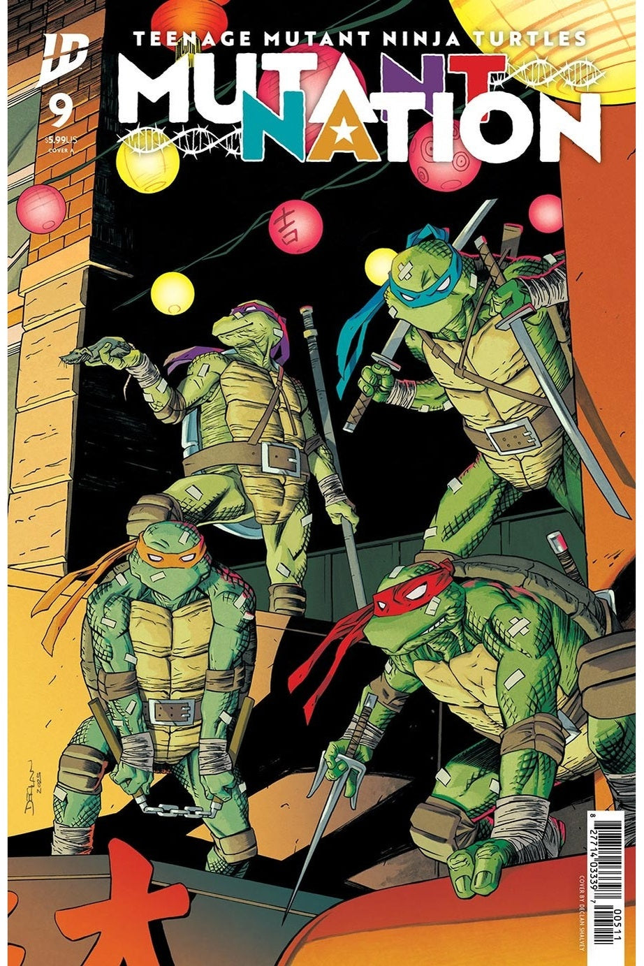 Teenage Mutant Ninja Turtles: Mutant Nation #9 Declan Shalvey - Cover A