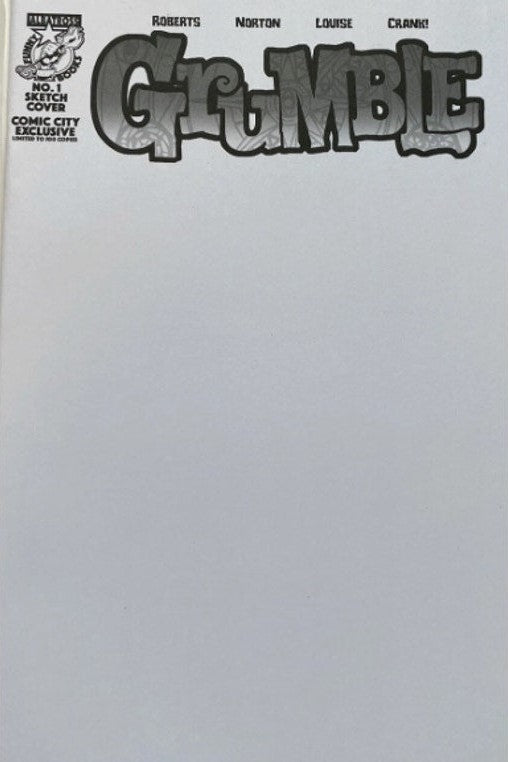 Grumble #1 (2018) Albatross Blank Sketch Cover Comic City Variant Limited To 500