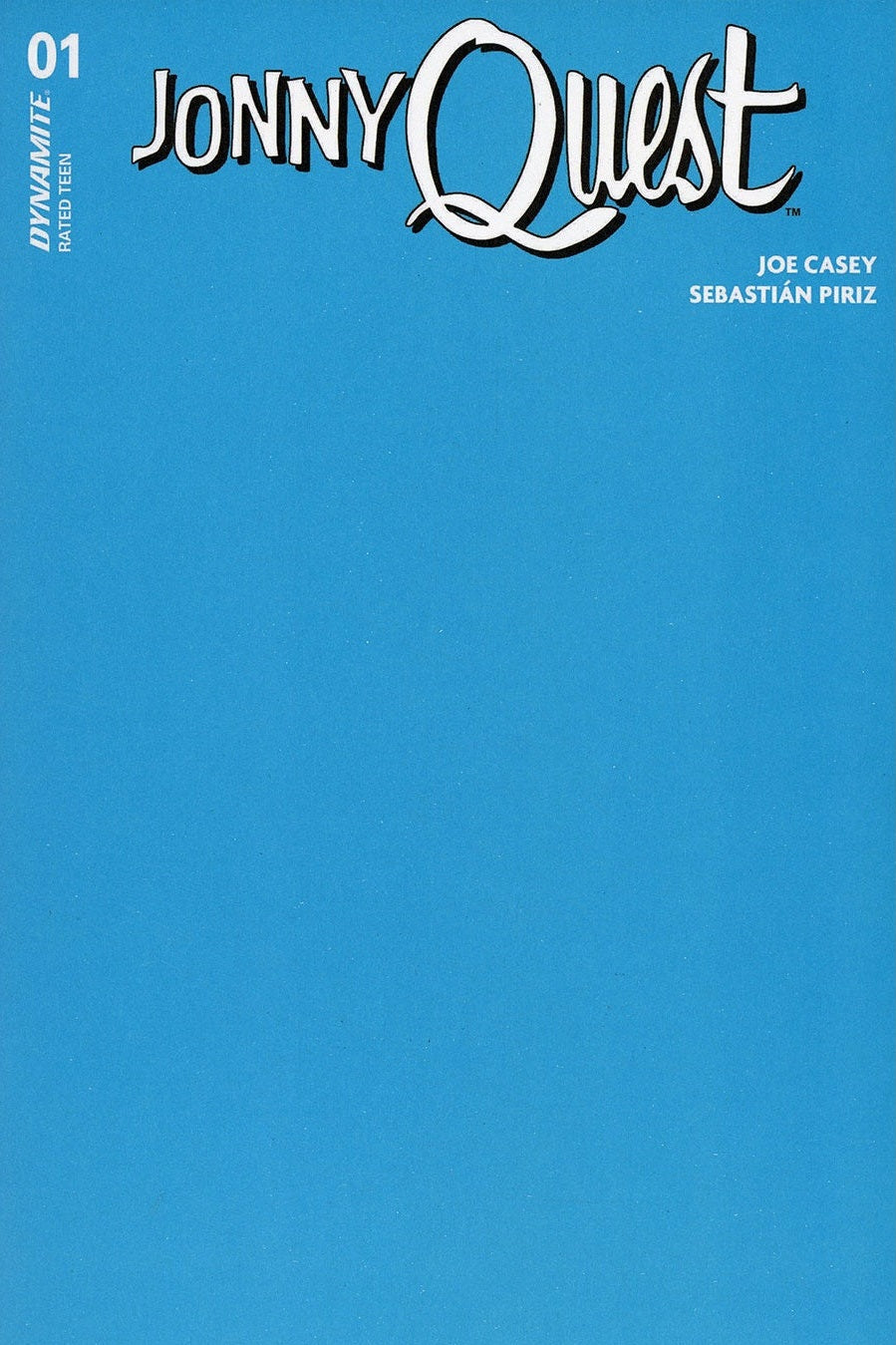 Jonny Quest #1 Blank - Blue