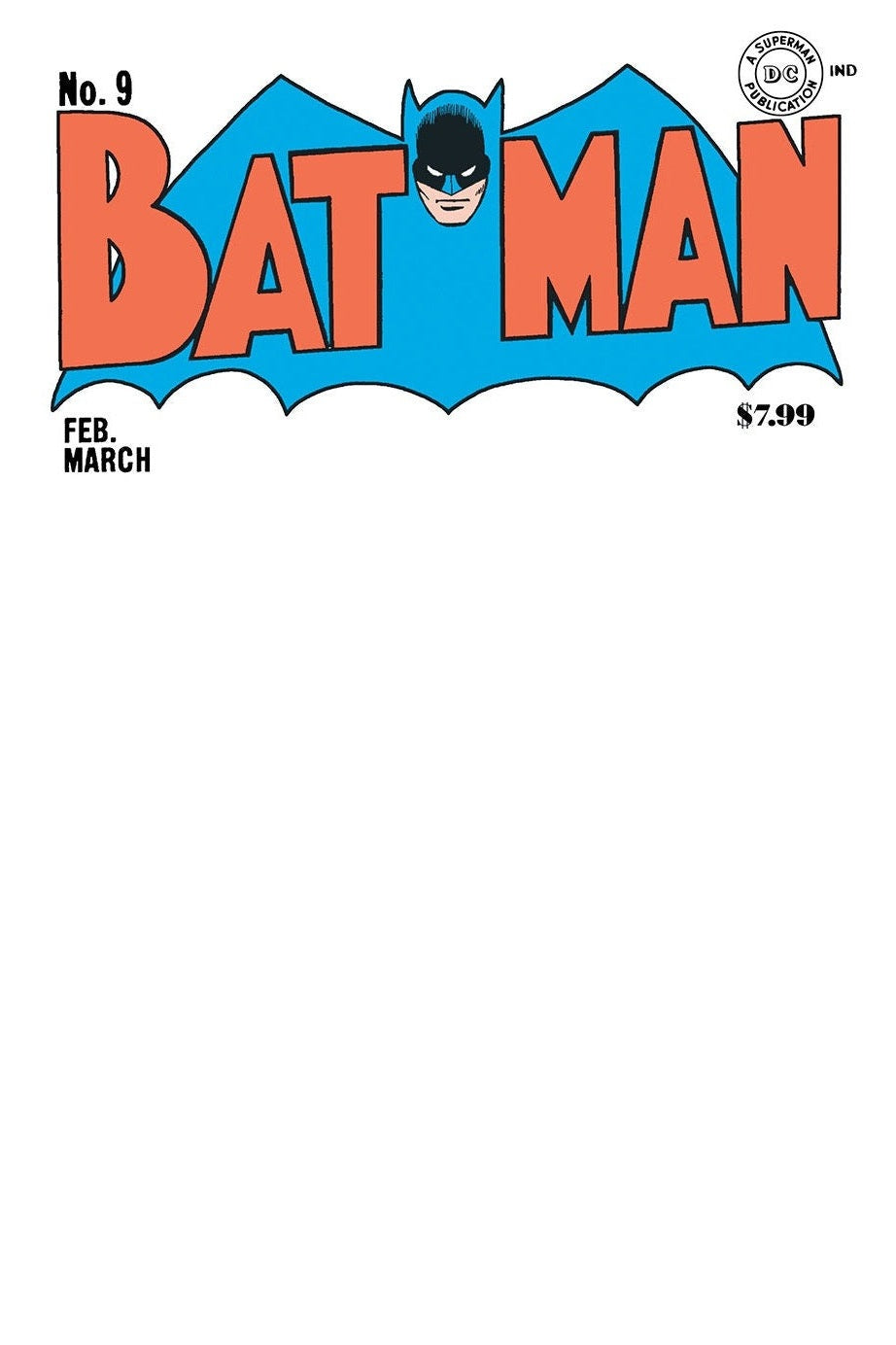 Batman #9 2025 Facsimile - Blank