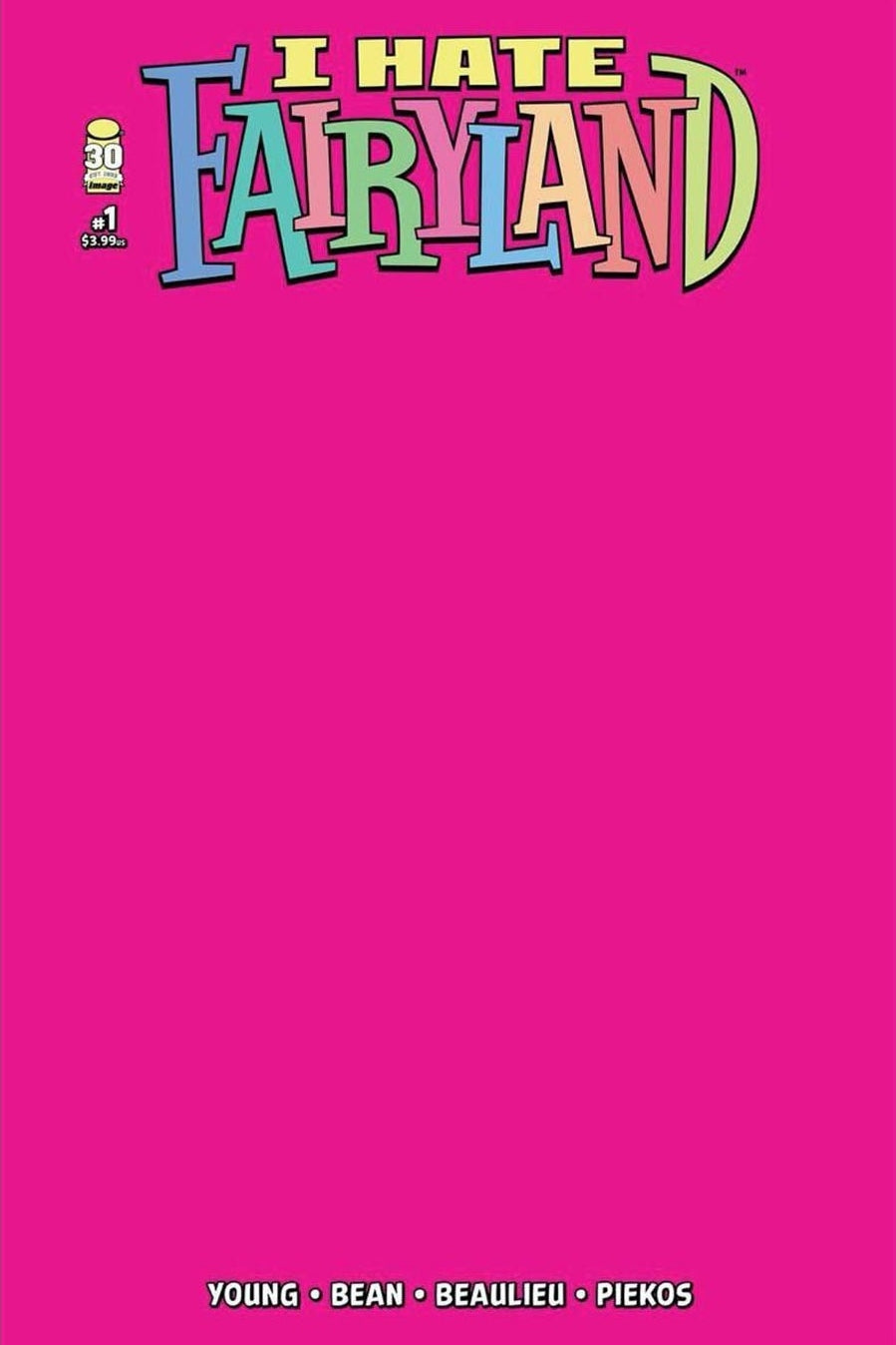 I Hate Fairyland #1 Blank