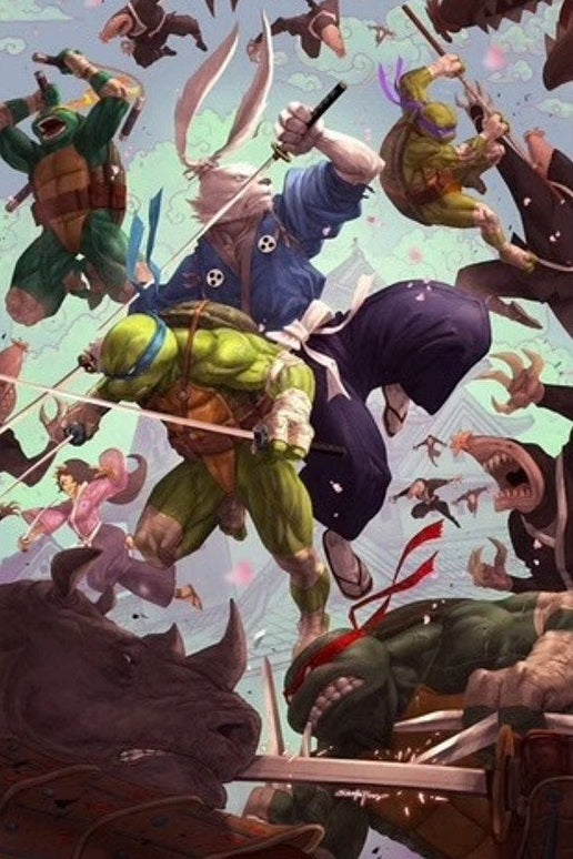 Teenage Mutant Ninja Turtles/Usagi Yojimbo: Wherewhen #5 Santa Fung - Virgin