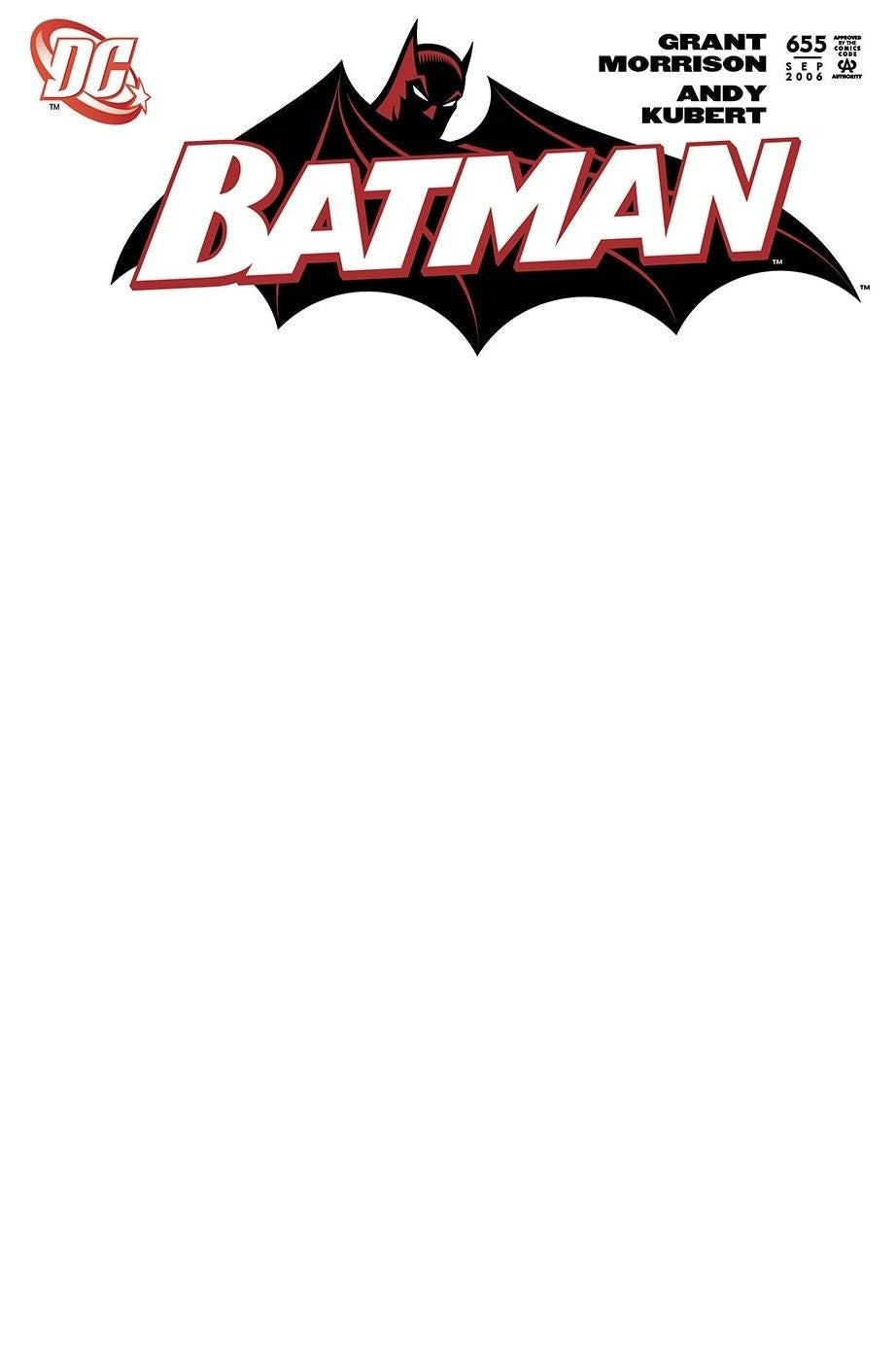 Batman #655 2025 Facsimile - Blank