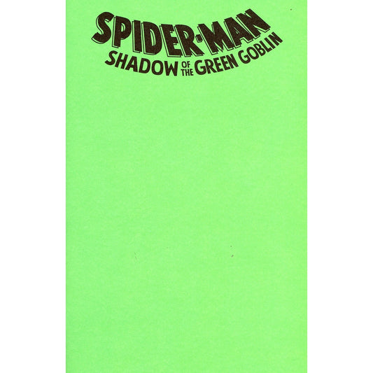 Spider-Man: Shadow of the Green Goblin #1 Blank