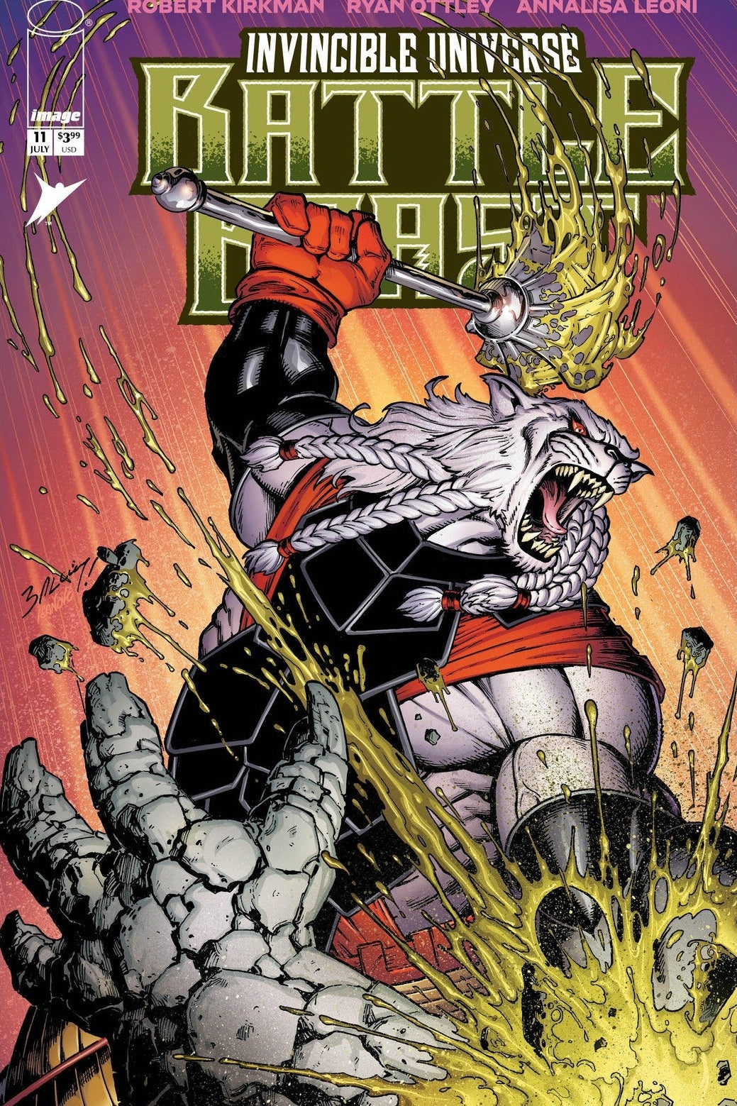 Invincible Universe: Battle Beast #11 Mark Bagley & Richard Isanove