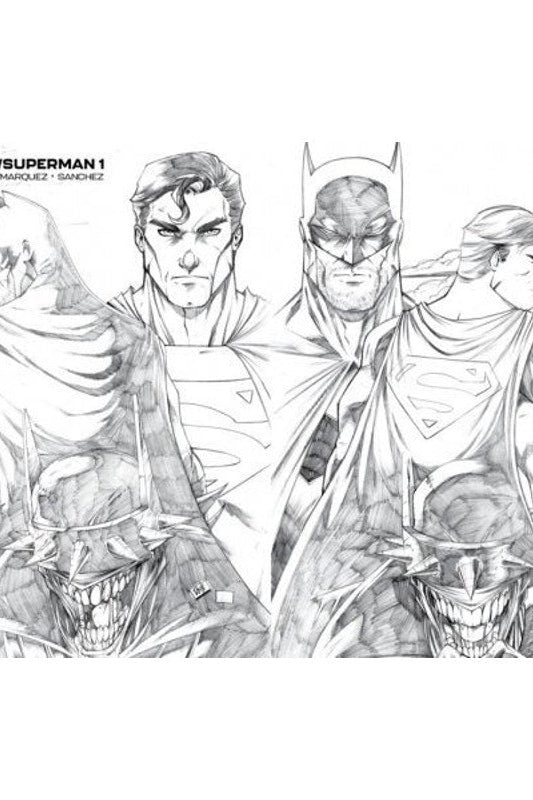 Batman / Superman #1 Ryan Kincaid - Cover E - B&W (Limited 1500)