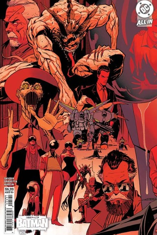 Absolute Batman #25 Set 12 Variant Cover Bundle including 1:25 Pre-Sale 10/28/26