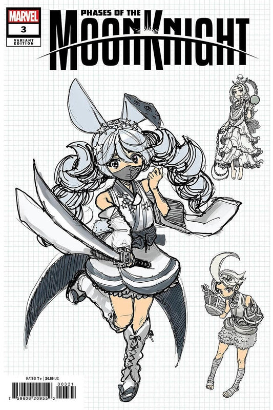 Phases of the Moon Knight #3 Yuji Kaku - Design