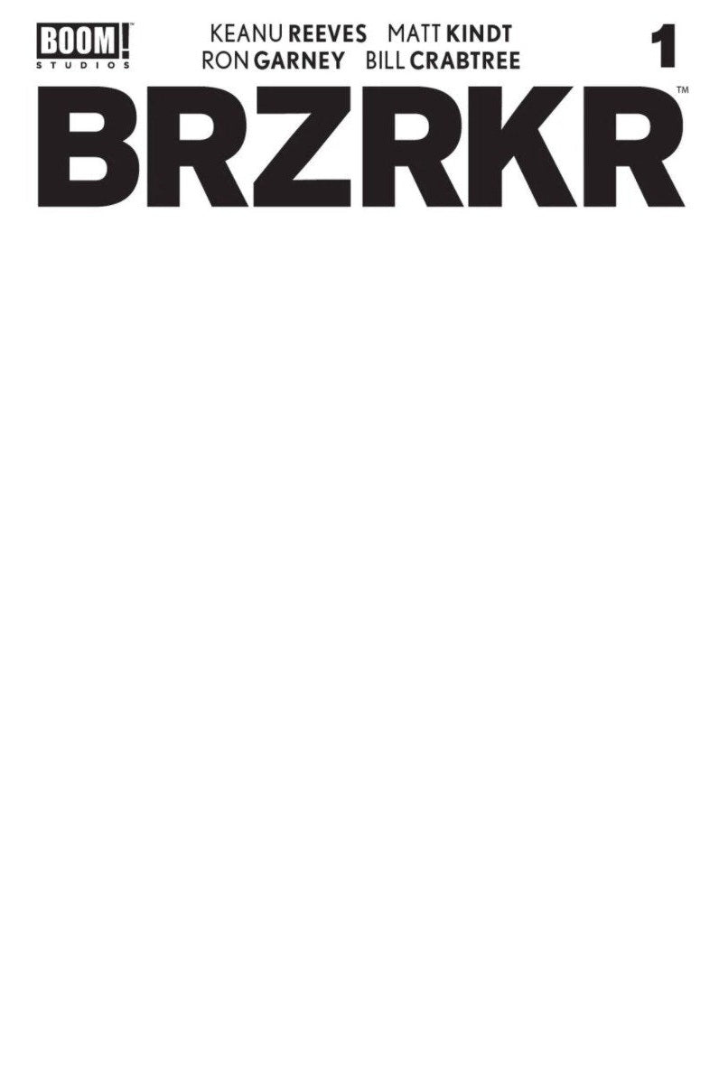 BRZRKR #1 Blank