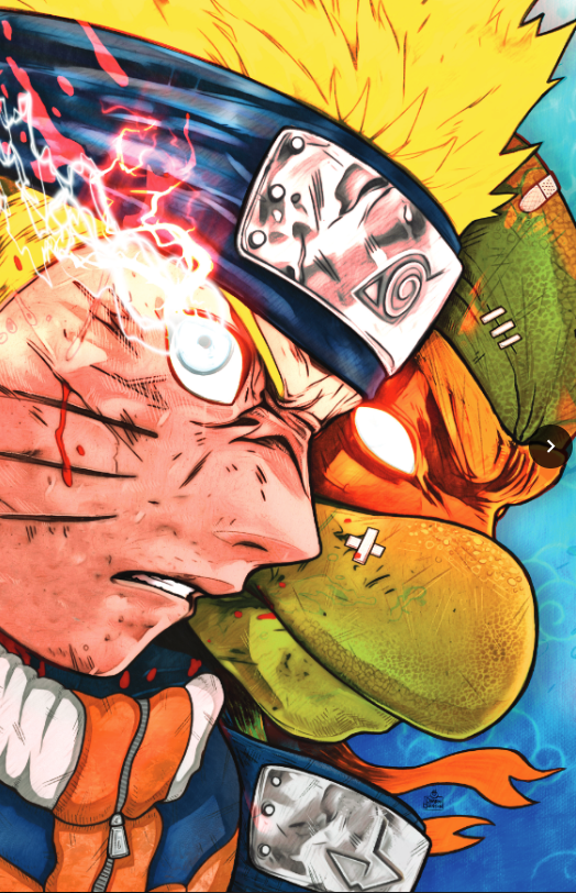 TMNT X Naruto #1 - Camron Johnson Exclusive Cover D - [ FOIL ]