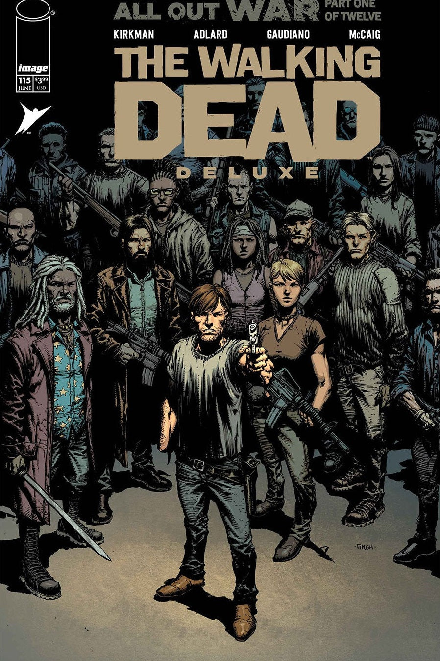 The Walking Dead Deluxe #115 David Finch & Dave McCaig
