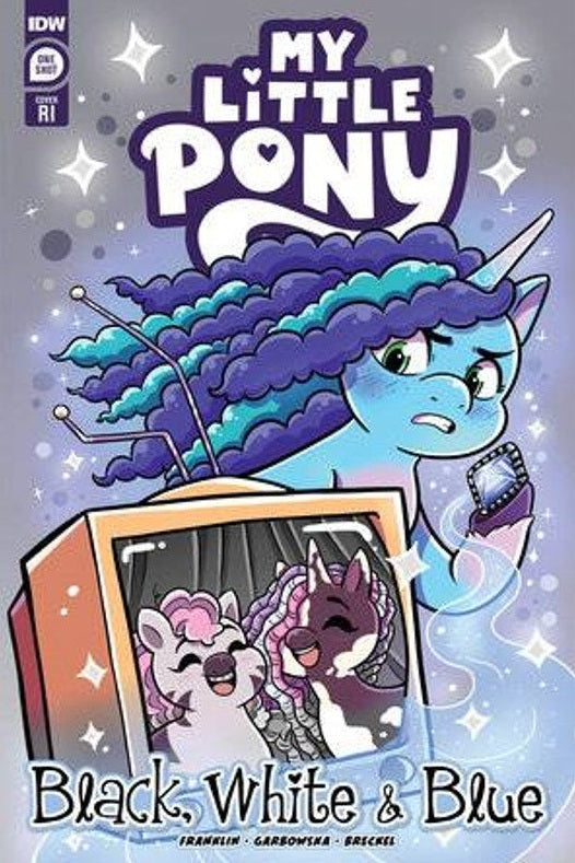 My Little Pony: Black, White, & Blue #1 Shauna Grant - Cover RI (1:10)
